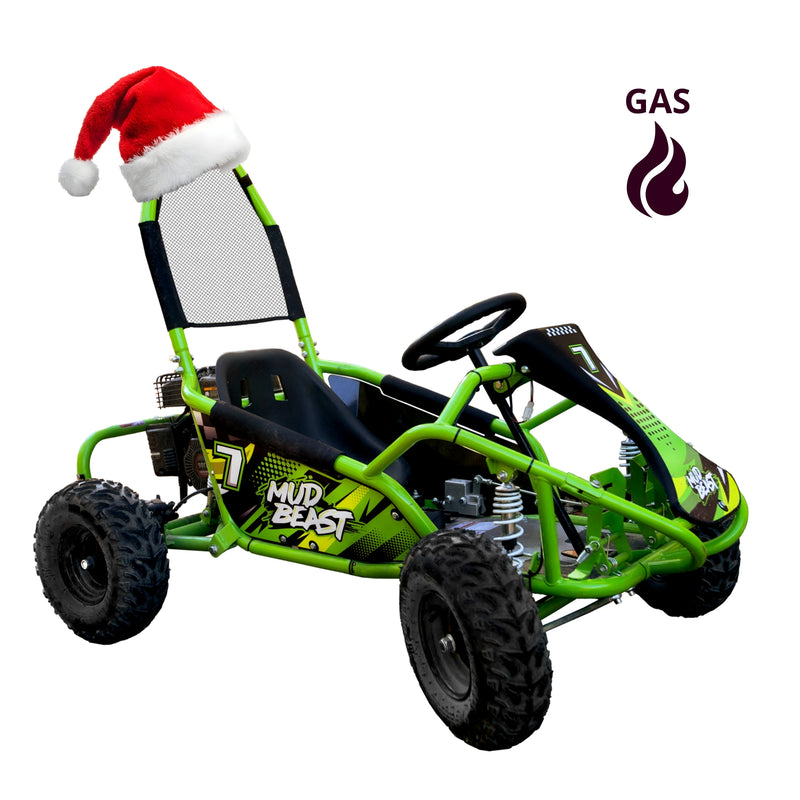 Load image into Gallery viewer, MudBeast 98cc Gas Powered Go Kart: Off-Road, 4-Stroke, Safe & Fun