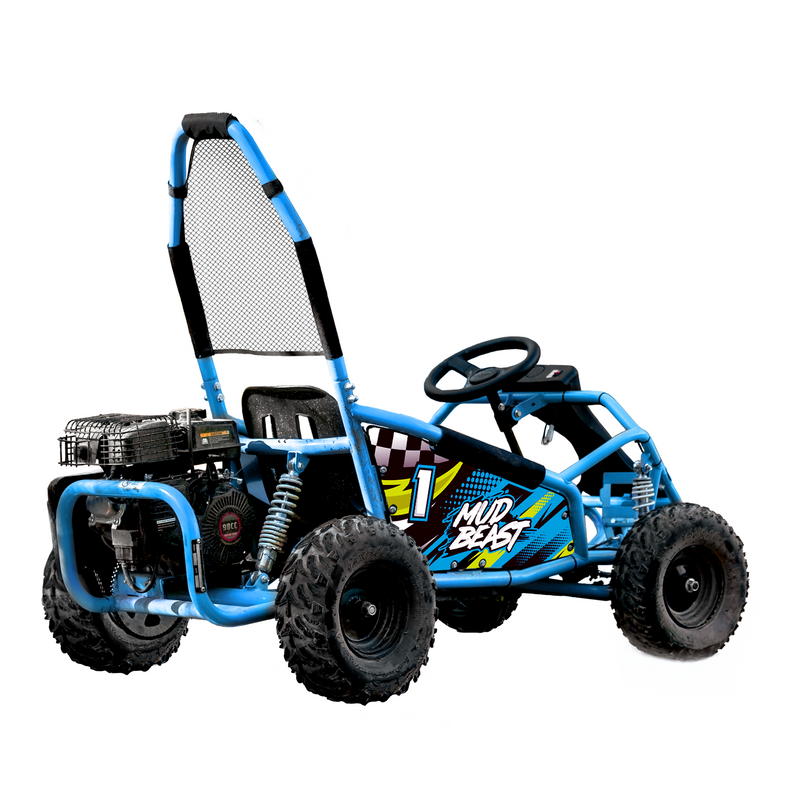 Load image into Gallery viewer, MudBeast 98cc Gas Powered Go Kart: Off-Road, 4-Stroke, Safe & Fun