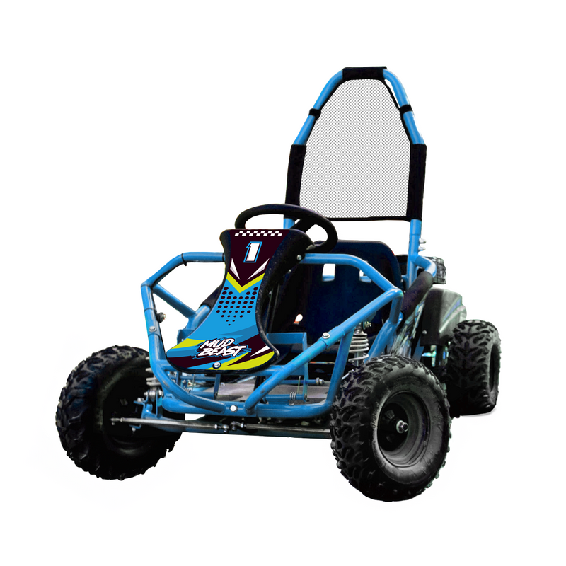 Load image into Gallery viewer, MudBeast 98cc Gas Powered Go Kart: Off-Road, 4-Stroke, Safe & Fun