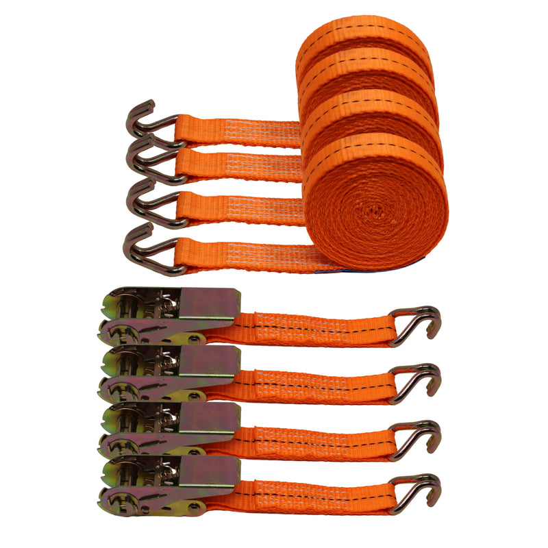 Load image into Gallery viewer, 4-Pack MudBeast Ratchet Straps