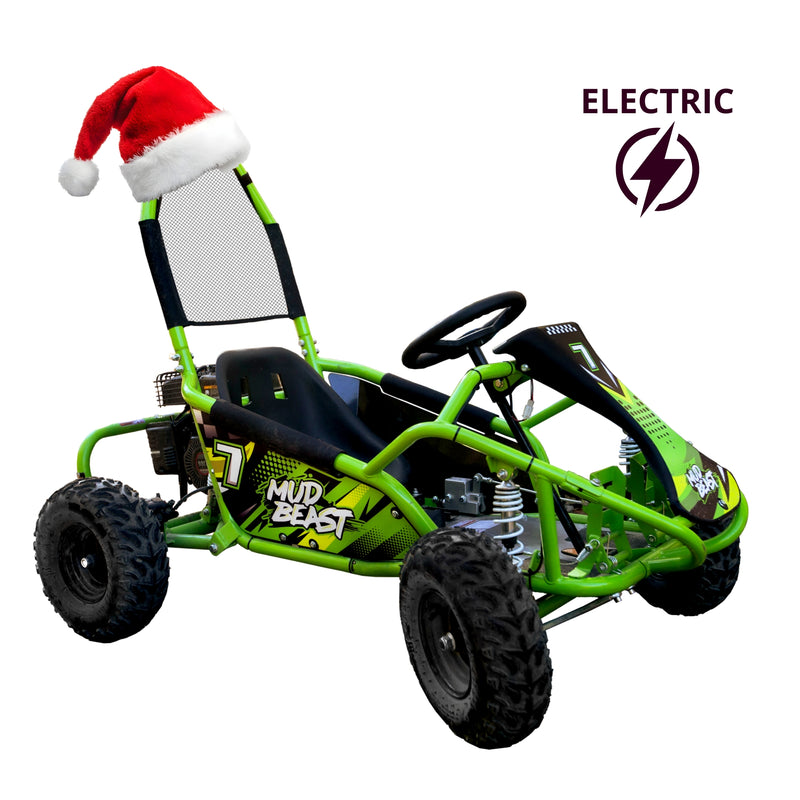 Load image into Gallery viewer, MudBeast Kids&#39; Electric Go Kart 48V 1000W - Safe &amp; Durable Off-Road Fun
